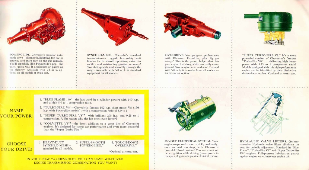 1956 Chevrolet Prestige Brochure Page 11